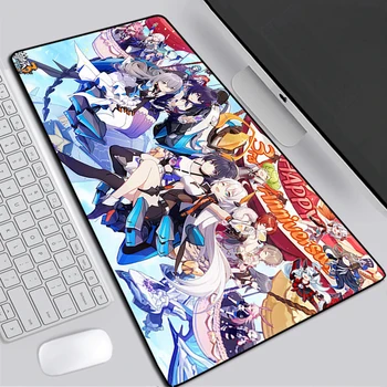 Datoru Galdi Elysia Peles Paliktņa Anime Mat Xxl Pc Gamer Piederumi Paklāju Tastatūras Spēļu Moused Biroja 900 × 400 Ilgi Kluči, Xl