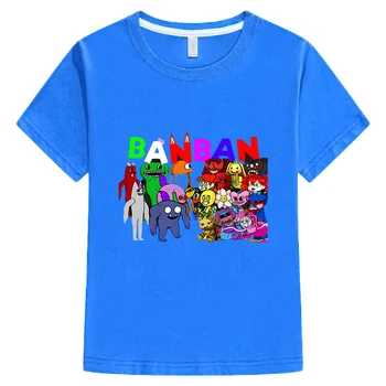 Dārza Banban Bērnu T-krekls Zēniem, meitenēm Svētku Vasaras Topi ar Īsām Piedurknēm Tee Grafiskais Kawaii T-krekls bērniem, apģērbs 100%Kokvilna