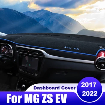 Par MG ZS EV 2017 2018 2019 2020 2021 2022 EZS Auto Paneļa Vāciņu Dash Mat Saules Ēnā Instrumentu Galda Non-slip Pad Piederumi